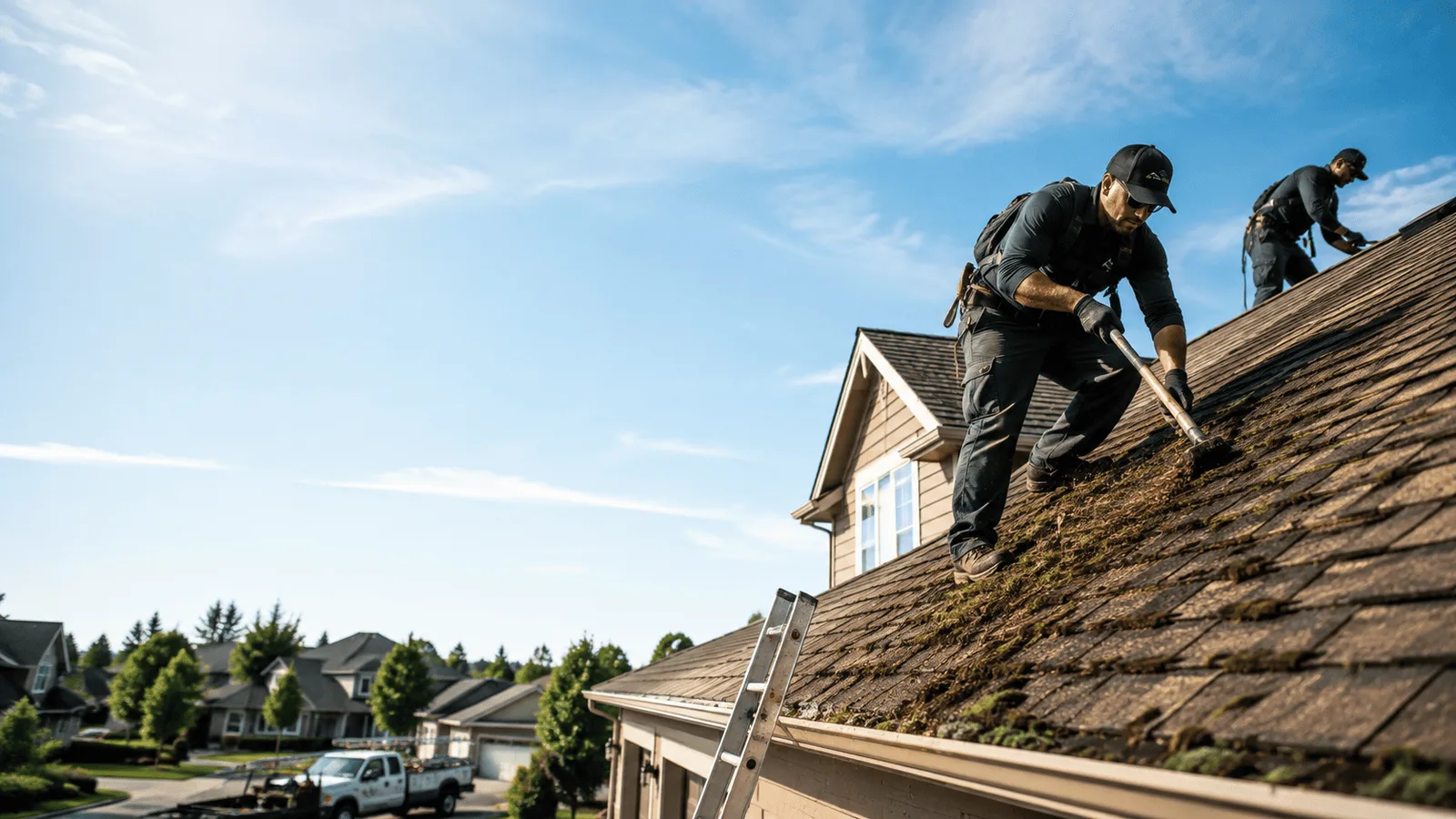 Roof Moss Removal in Fisher, IL near me